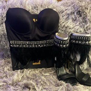 BeBe shoes with the matching top